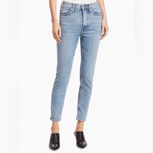 NWT $295 Re/Done Originals 50’s Cigarette Denim jeans womens size 27